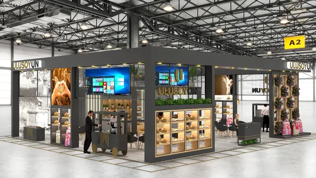 Ulusoy Un · İbatech Fuarı · Çift katlı · 168 m² · 2026